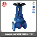 Manual gate valve with iso flange